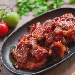 Cách làm Thịt nạc vai ram sốt tương ngọt
