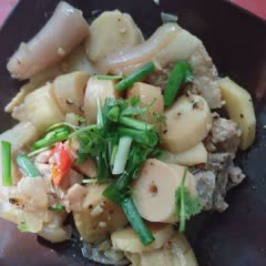 Cách làm Đuôi Heo Kho Măng thơm ngon, giàu dinh dưỡng