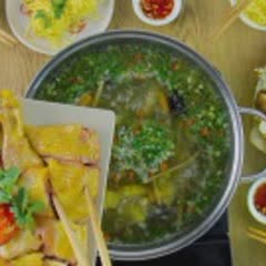 Cách làm Lẩu gà nấu nấm