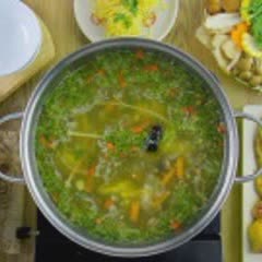 Cách làm Lẩu gà nấu nấm