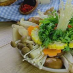 Cách làm Lẩu gà nấu nấm