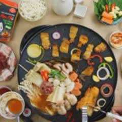 Cách nấu Lẩu kim chi và thịt nướng Hàn Quốc