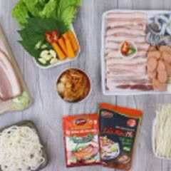Cách nấu Lẩu kim chi và thịt nướng Hàn Quốc