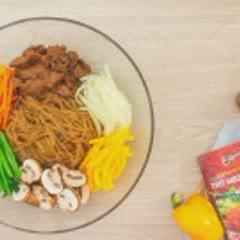 Cách Làm Miến Trộn Bò Xốt Ngũ Vị Dai Ngon Cho Bữa Sáng