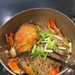 Cách làm miến xào cua tươi ngon