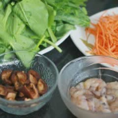 Cách Làm Miến Xào Tôm Rau Củ, Nấm Hương Thơm Ngon