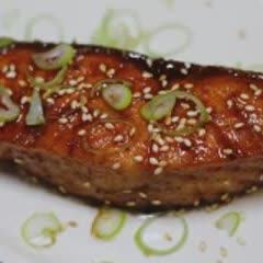 Cách làm Cá Hồi Chiên Sốt Teriyaki đơn giản ngon miệng 