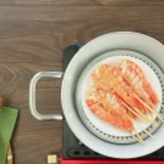 Cách làm Cá Hồi Cuộn Cơm Chiên Rong Biển