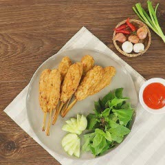 Cách Làm Chạo Tôm Cá Bọc Sả | Thơm Lừng Cả Nhà