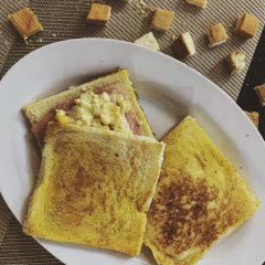 Cách Làm Sandwich Chiên Kẹp Jambong Sốt Mayonnaise Trứng Bắp