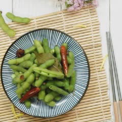 Cách làm đậu nành lông luộc thảo mộc