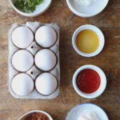 Cách làm Trứng Nghiền Sốt Yogurt Mayonnaise bacon béo ngậy