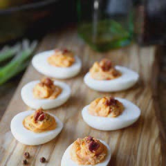 Cách làm Trứng Nghiền Sốt Yogurt Mayonnaise bacon béo ngậy