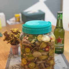 Cách Làm Chân Gà Cóc Non Ngâm Sả Tắc