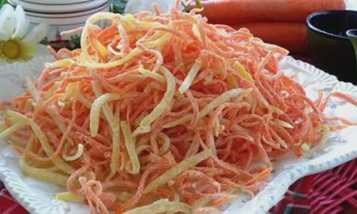 Cách làm mứt cà rốt vỏ cam