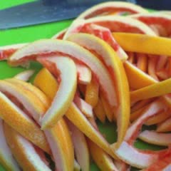 Cách làm Mứt vỏ bưởi đào