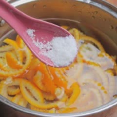 Cách làm mứt vỏ cam dẻo ngon