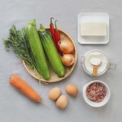 Cách làm chả bí ngòi chiên