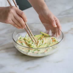 Cách làm chả bí ngòi chiên