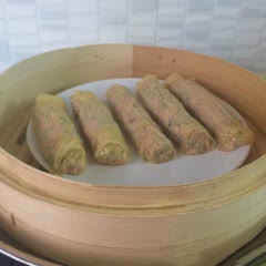 Cách làm chả giò chiên nhân thịt trứng