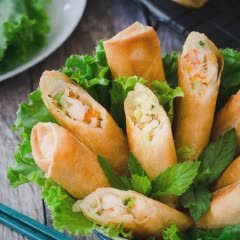 Cách làm Chả Giò Hải Sản Mayonnaise chiên giòn rụm ngày Tết