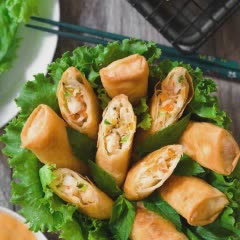 Cách làm Chả Giò Hải Sản Mayonnaise chiên giòn rụm ngày Tết