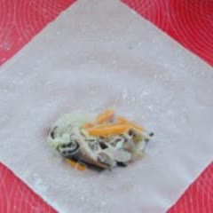 Cách làm chả giò miến rau củ
