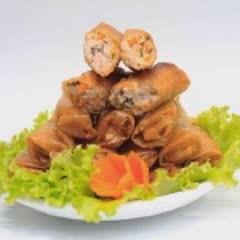 Cách Làm Chả Giò Nhân Thịt Nấm Chiên Giòn Rụm