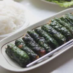 Cách làm chả lá lốt tôm thịt