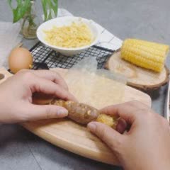 Cách làm Ram bò trứng bắp cuộn