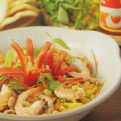Cách làm Gỏi Bông Điên Điển Tôm Thịt chua ngọt tươi ngon