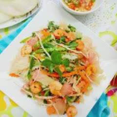 Cách làm gỏi bưởi tôm mực khô
