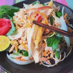 Cách làm Gỏi Gà Bắp Chuối hấp dẫn cho món khai vị 