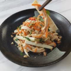 Cách làm Gỏi gà củ hũ dừa