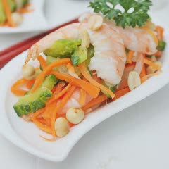 Cách làm Gỏi Khổ Qua tôm tươi thanh mát giúp giải ngán 