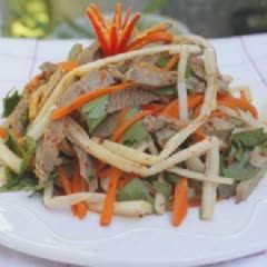 Cách Làm Gỏi Lưỡi Heo Trộn Ngó Sen Thật Giòn Ngon
