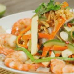 Cách làm Gỏi Tôm Thịt với củ hũ dừa đậm đà cho bữa tiệc