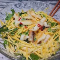 Cách làm gỏi xoài khô cá bò