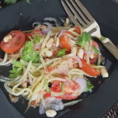 Cách làm Gỏi Xoài Thái Lan - Som Tam Mamuang thơm ngon 