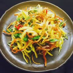Cách làm gỏi xoài xanh khô mực