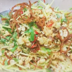 Cách làm gỏi xoài xanh khô mực