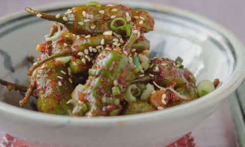 Cách làm Kim chi ớt xanh Hàn Quốc