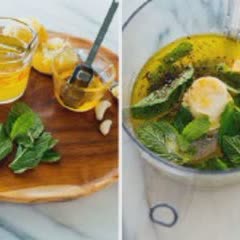 Cách làm Sốt bạc hà trộn salad