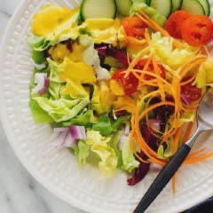 Cách làm Sốt cà rốt gừng trộn salad
