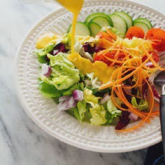 Cách làm Sốt cà rốt gừng trộn salad