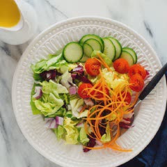 Cách làm Sốt cà rốt gừng trộn salad