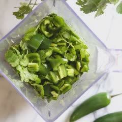 Cách làm sốt ngò ớt xanh