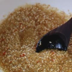 Cách làm Sốt mắm gừng mè rang