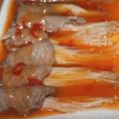 Cách Làm Thịt Bò Cuộn Nấm Kim Châm Sốt Cay Ngon