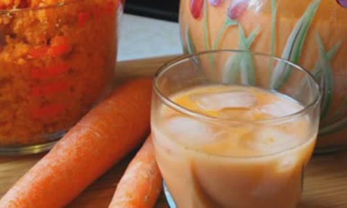 Cách làm nước ép cà rốt vani